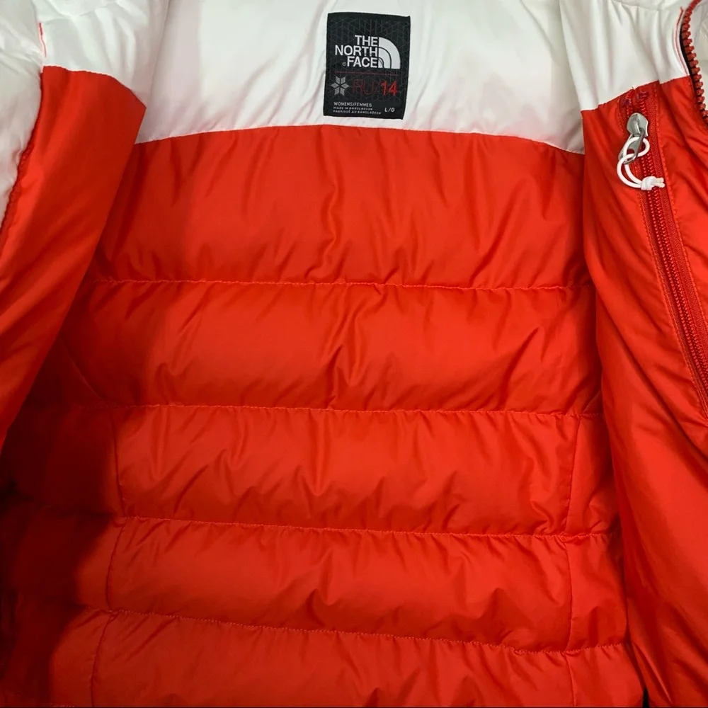 The North Face Women’s RU/14 Goose Down Color Block Vest Like New Size L - Picture 10 of 16